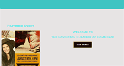 Desktop Screenshot of lovingtonchamber.org